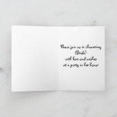 Brautdusche Einladung (Innenseite)