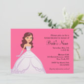 Brautdusche Einladung (Stehend Vorderseite)