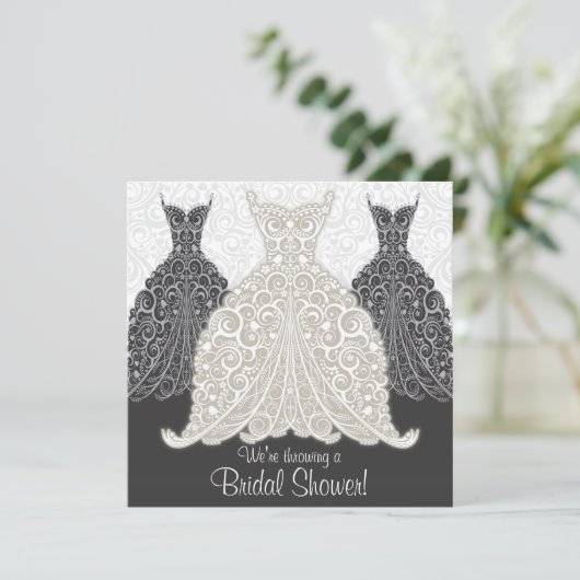 Brautdusche Einladung (Stehend Vorderseite)