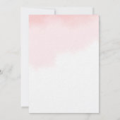 Brautdusche Einladung (Rückseite)