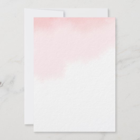 Brautdusche Einladung (Rückseite)