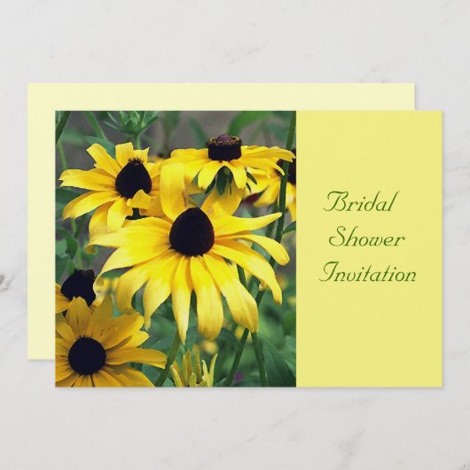 Brautdusche Einladung (Vorne/Hinten)