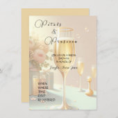 Brautdusche Einladung (Vorne/Hinten)