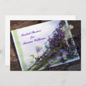 Brautdusche Einladung (Vorne/Hinten)