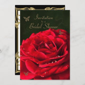 Brautdusche Einladung (Vorne/Hinten)