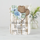 Brautdusche Einladung (Stehend Vorderseite)