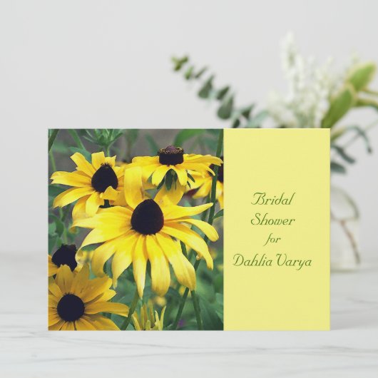 Brautdusche Einladung (Stehend Vorderseite)