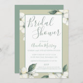 Brautdusche Einladung, Dogwood Blüten (Vorne/Hinten)