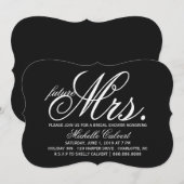 Brautdusche Einladung| künftige Frau III Einladung (Vorne/Hinten)