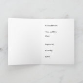 Brautdusche Einladung Lily of the Valley (Innenseite)