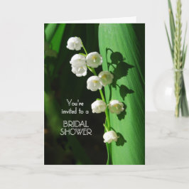 Brautdusche Einladung Lily of the Valley