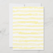 Brautdusche Einladung mit Kaskadenblumen (Rückseite)