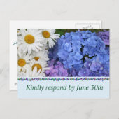 Brautdusche Einladung Postkarte (Vorne/Hinten)