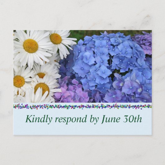 Brautdusche Einladung Postkarte (Vorderseite)