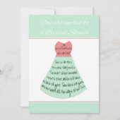 Brautdusche Einladung Sprichwörter Hervorragende E (Vorderseite)