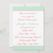 Brautdusche Einladung Sprichwörter Hervorragende E (Rückseite)