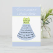 Brautdusche Einladung Sprichwörter Hervorragende E (Stehend Vorderseite)