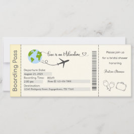 Brautdusche Einladung, Verlobung Einladung