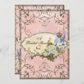 Brautdusche Einladung Verzauberte Fee Prinzessin (Vorne/Hinten)