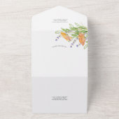 Brautdusche Einladungen Wasserfarben Wildblumen (Außenbereich)