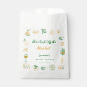Brautdusche frisch vom Markt Geschenktütchen (Vorderseite)