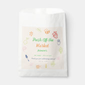 Brautdusche frisch vom Markt Geschenktütchen (Vorderseite)