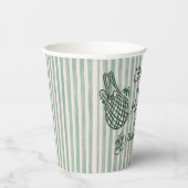 Brautdusche frisch vom Markt Pappbecher (Rechts)