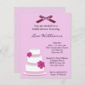 Brautdusche für Hochzeiten Einladung (Vorne/Hinten)