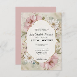 Brautduscheinladung, französisches Party Einladung