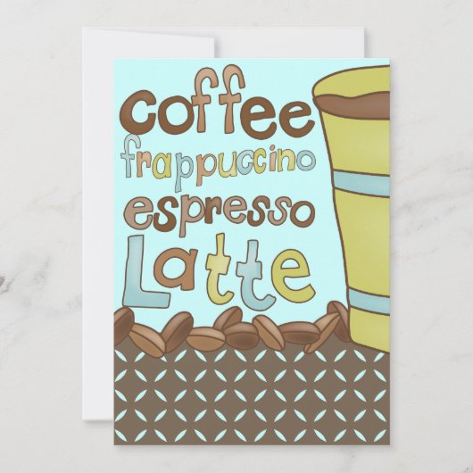 Brautduscheinladungen oder Coffee-Luncheon-Veranst Einladung (Vorderseite)