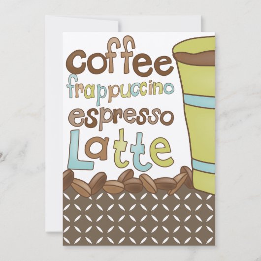 Brautduscheinladungen oder Coffee-Luncheon-Veranst Einladung (Vorderseite)