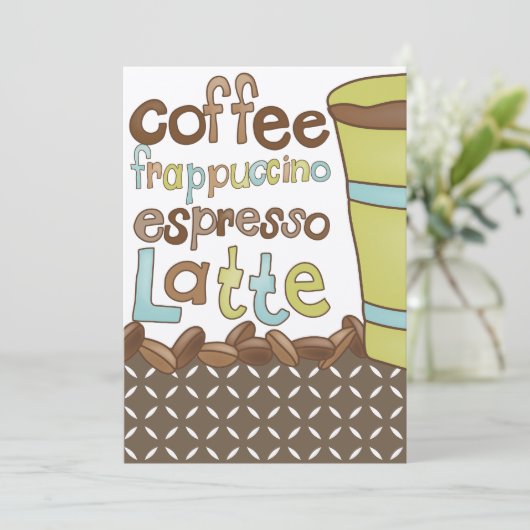 Brautduscheinladungen oder Coffee-Luncheon-Veranst Einladung (Stehend Vorderseite)