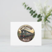 Braute Bliss: klassische Postkarten für Kaffee (Stehend Vorderseite)