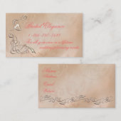 Brauteleganz-Geschäft Visitenkarte (Vorne/Hinten)