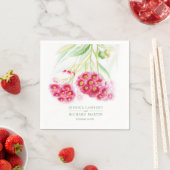 Brautfarbe Rosa Gumnussfarbe Serviette (Beispiel)