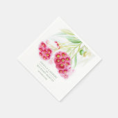 Brautfarbe Rosa Gumnussfarbe Serviette (Ecke)