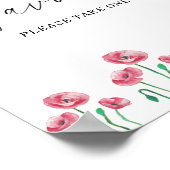 Brautfavoriten für Aquarellfarben bitte ein Poster (Ecke)