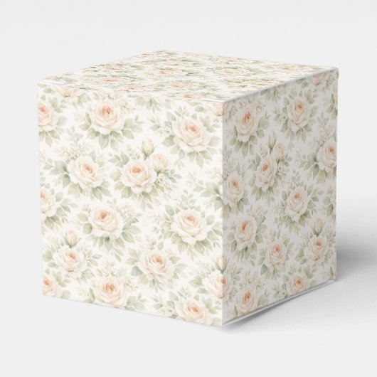 Brautflorales Muster Geschenkschachtel (Vorderseite)