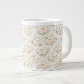 Brautflorales Muster Jumbo-Tasse (Vorderseite Rechts)