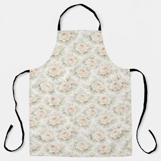 Brautflorales Muster Schürze (Vorderseite)
