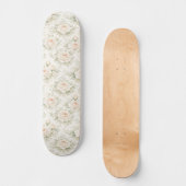 Brautflorales Muster Skateboard (Vorderseite)