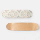 Brautflorales Muster Skateboard (Horizontal)