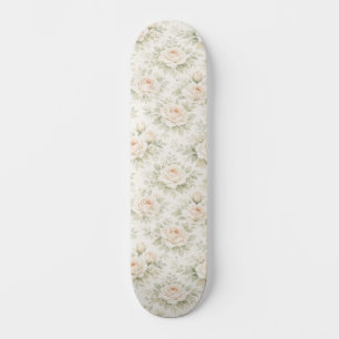 Brautflorales Muster Skateboard