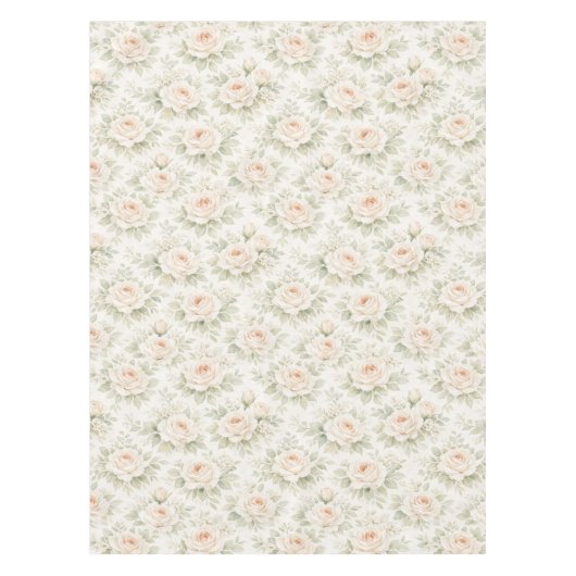 Brautflorales Muster Tischdecke (Vorderseite)