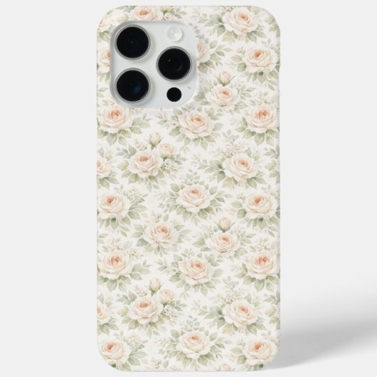 Brautfloralmuster Case-Mate iPhone Hülle (Rückseite)
