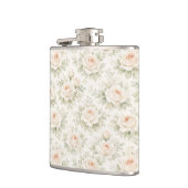 Brautfloralmuster Flachmann (Links)
