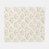 Brautfloralmuster Fleecedecke (Vorderseite (Horizontal))