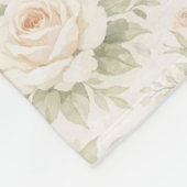 Brautfloralmuster Fleecedecke (Ecke)