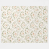 Brautfloralmuster Fleecedecke (Vorderseite (Horizontal))