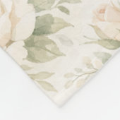 Brautfloralmuster Fleecedecke (Ecke)